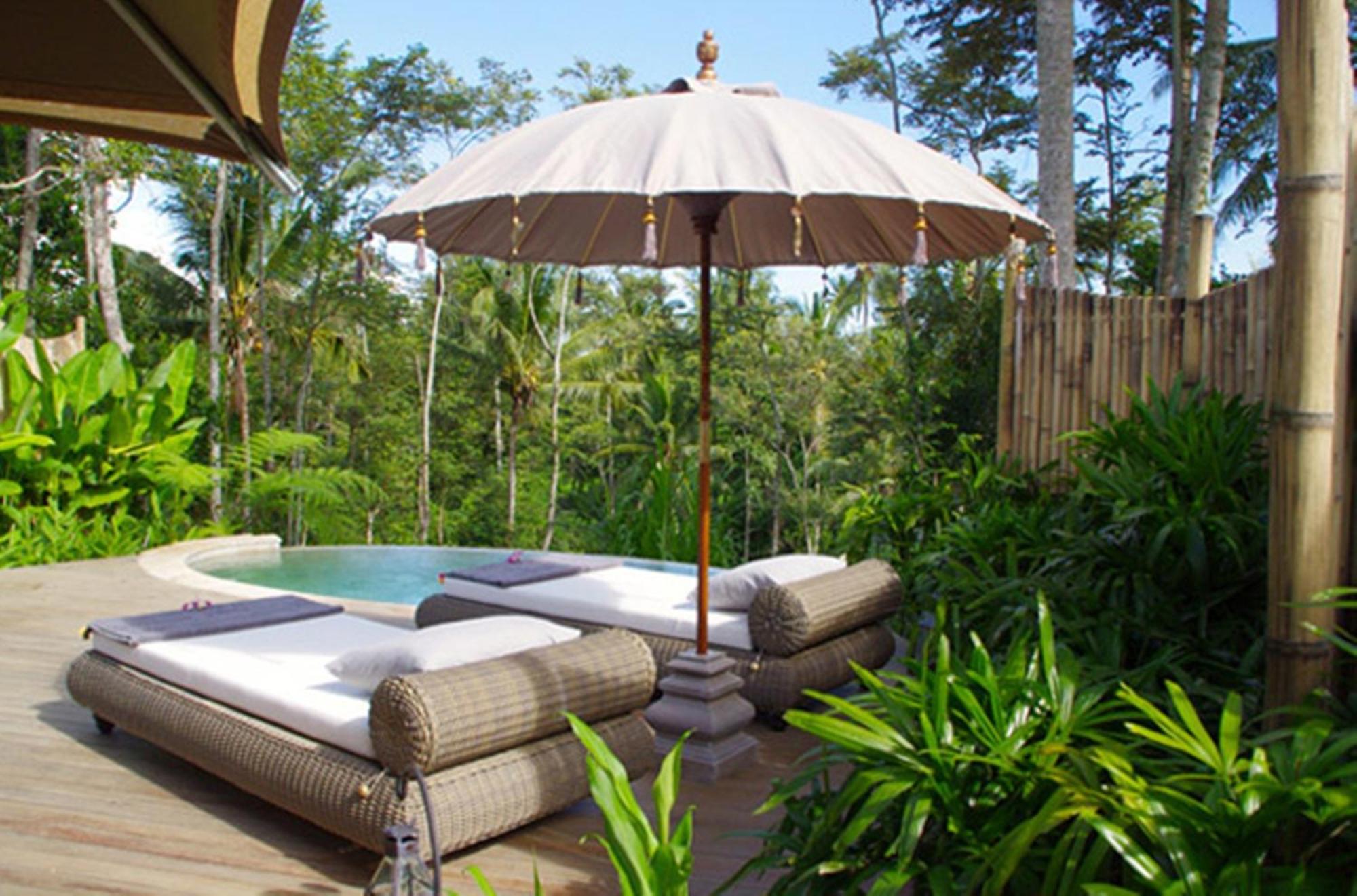 Sandat Glamping Tents Hotell Ubud Exteriör bild