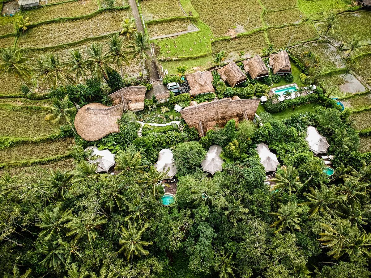 Sandat Glamping Tents Hotell Ubud Exteriör bild