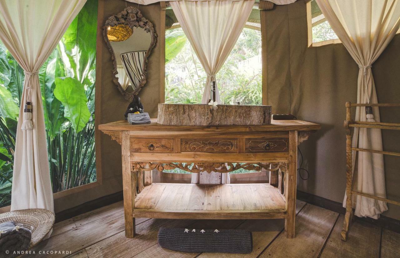 Sandat Glamping Tents Hotell Ubud Exteriör bild