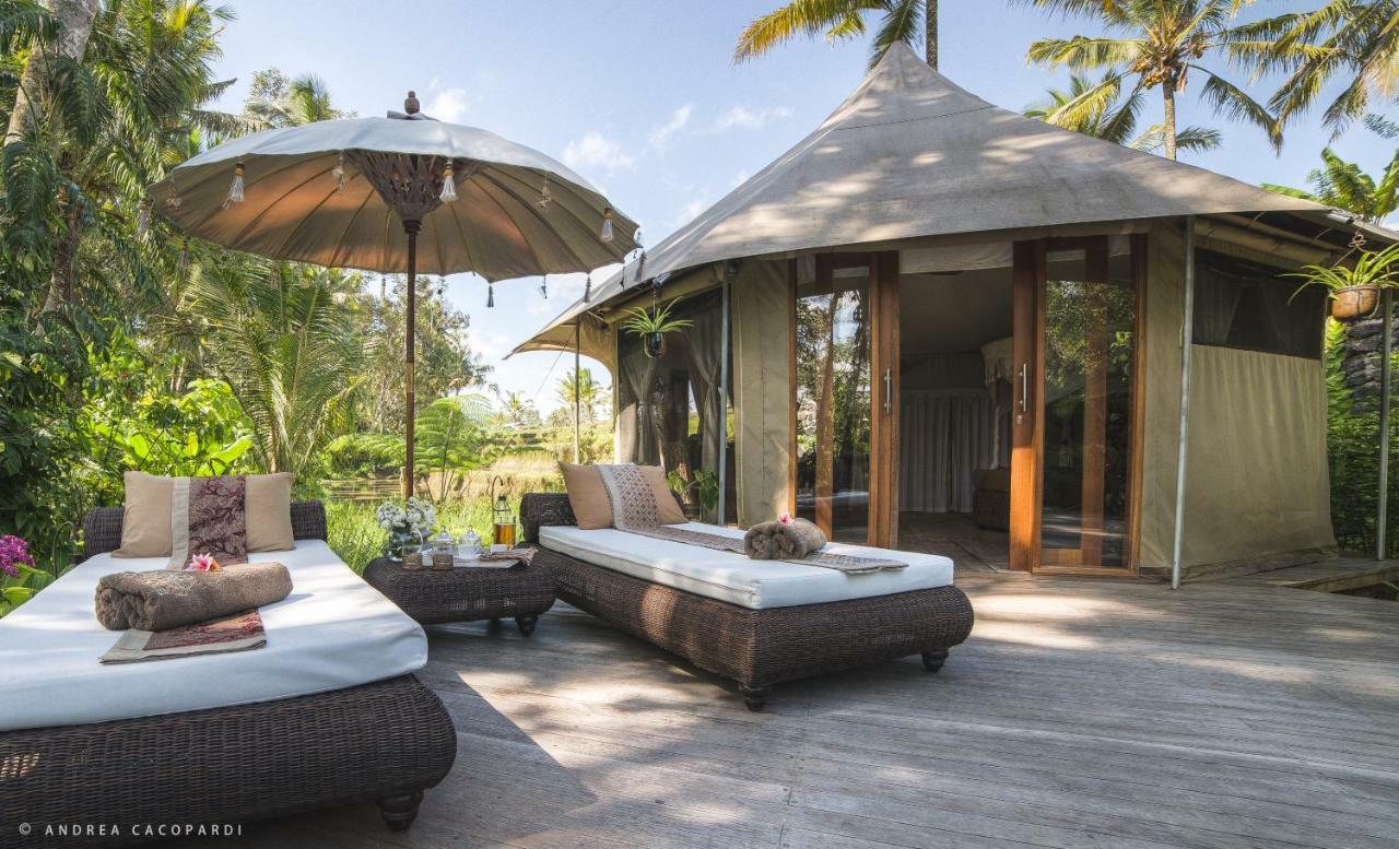 Sandat Glamping Tents Hotell Ubud Exteriör bild